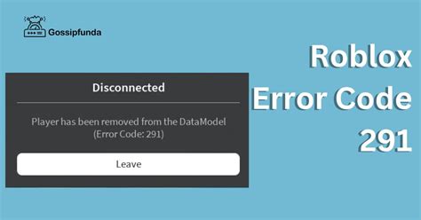 Roblox error code 291  Then, log in with your preferred account and check if the issue is fixed